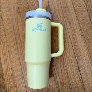 30oz Stanley Yellow Travel Mug with Handle